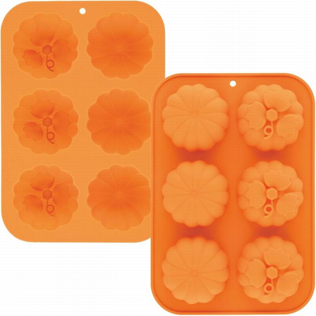 Ynlkorvg Moules à Biscuits en Silicone Ensemble de Cuisson Citrouille d'Halloween Antiadhésif Chocolat Gelée Fondant Gâteau Cuisson pour Cadeau de Fête avec Forme de Chauve-Souris