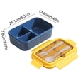 thumbnail image 3 of Oefntac Boîte à Lunch Économique Isolée et Scellée, Boîte à Lunch Portable à Compartiments pour Étudiants et Travailleurs de Bureau Pouvant Aller au Micro-Ondes, 3 of 6
