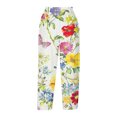 thumbnail image 4 of LSLJS Cadeaux pour Maman Pantalon Harlan Décontracté pour Femmes avec Cordon de Serrage Poches à Lacets Pantalon Court Imprimé Mode Pantalon de Travail pour Femmes, 4 of 5