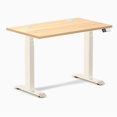 thumbnail image 1 of Desky Bureau Assis-Debout Mini Double - Teck Sublime / 40 x 24 Pouces avec Oeillets / Blé, 1 of 10
