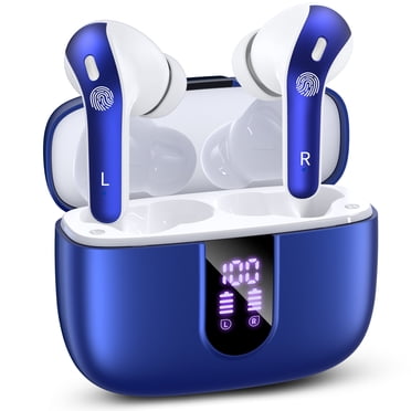 Écouteurs Bluetooth VEATOOL, Lecture 65 H, Affichage de l'Alimentation à DEL, Écouteurs avec Étui de Recharge Sans Fil, Étanchéité IPX7