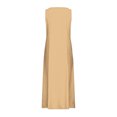 thumbnail image 4 of Jsaierl Robes d'Été pour Femmes 2024 Robe Sans Manches en Coton et Lin Robe Décontractée de Couleur Unie Robe à Col en V Coupe Ample Longues Robes, 4 of 5