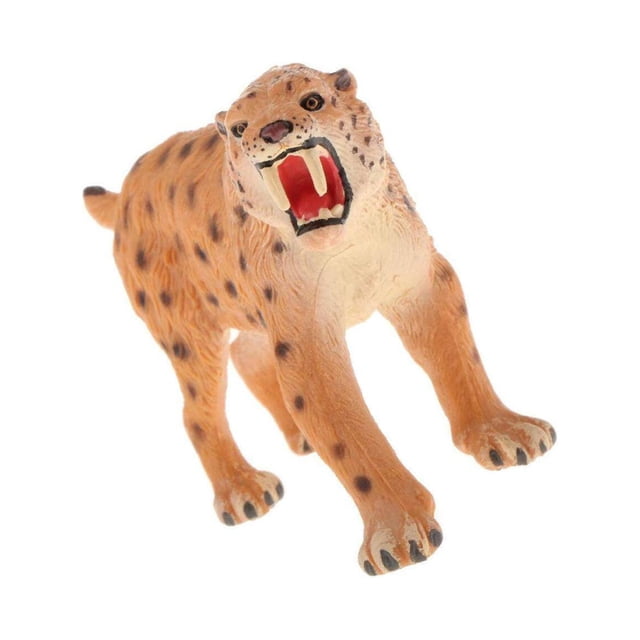 Xingzhi Modèle d'Animal de Simulation Jouets Éducatifs pour Enfants smilodon PL127-1440