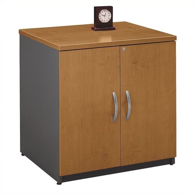 Series C Armoire de Rangement 30W en Cerisier Naturel - Bois Manufacturé