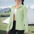 thumbnail image 4 of Vestes à Manches Longues pour Femmes Séchage Rapide Blouses Athlétiques Extensibles Maillot Dermoprotecteur Chemises Ajustées Hauts Randonnée Course Blouse Protection Solaire Chandail à Capuchon, 4 of 7