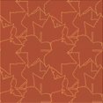 thumbnail image 1 of Ahgly Company Tapis de Zone Carré Lavable en Machine Orange Rouge Orange, 5 Pieds Carré, 1 of 7