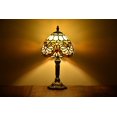 thumbnail image 1 of Tiffany Style Table Lamp Bedside Desk Lamp Bedroom Stained-Glass 14.5'' Height Multi-color, 1 of 4