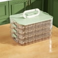 thumbnail image 4 of Hearth & Gear Cookie Container 4 Freezer Food Storage Containers With Lids Transparent Stackable Dumpling Sealing For Kitchen And Fridge Baking Containers Storage Set Small Lunch Containers Home Edit, 4 of 5