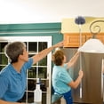 thumbnail image 4 of Dvkptbk Dust brush Duster with Extension Pole(Stainless Steel), 100 In Extra Long Microfiber & Domed Cobwebs Double Replacement Heads Extendable Dusters, 4 of 9