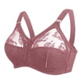 thumbnail image 3 of Minimizer Bras for Women Plus Size Comfortable Wireless Fashion Lace Full Coverage Firm Hold Non Padded Bra, 3 of 4
