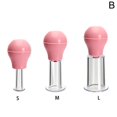 thumbnail image 1 of 3 Cups Anti-Cellulite Facial Massage Cupping Set Glass Silicone For Face NE, 1 of 7