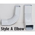 thumbnail image 4 of Near 90degree Gutter Elbow, Aluminum (2x3, High Gloss White), 4 of 4