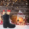 thumbnail image 1 of Cowboy Boots Match With Striker - Home Ceramic Boots Decor Beautiful Small Cute Western Decor Mini For Bathroom Bedroom, 1 of 7
