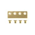thumbnail image 1 of National Hardware 275517 Slide Door Hardware Adaptor, Brushed Gold, 1 of 1