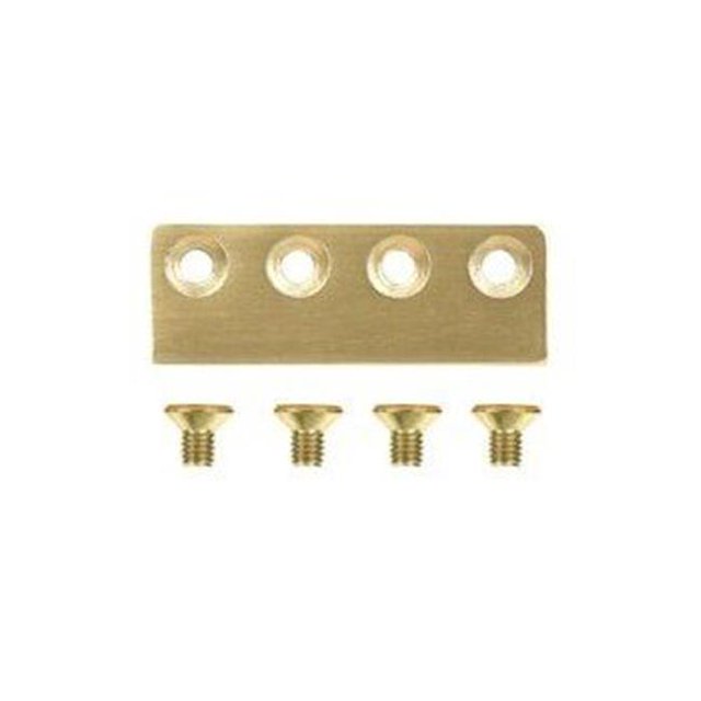 National Hardware 275517 Slide Door Hardware Adaptor, Brushed Gold
