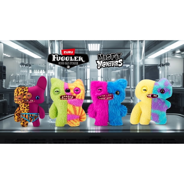Fuggler Misfit Monsters 9-inch Series 1 (Mr Screech - Pink & Blue