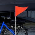 thumbnail image 3 of Drapeau d'Avertissement Triangle Réfléchissant Haute Visibilité pour Moto, VTT et Bateau, Support Universel, 3 of 5