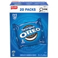 thumbnail image 1 of OREO Chocolate Sandwich Cookies, 20 Original Snack Packs (individually wrapped), 40 Cookies, School Snacks, Lunch Snacks, Birthday Party, 1 of 14