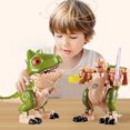 thumbnail image 2 of F Educational Alloy Dinosaur Transforming Robot Toy Simulation Assembly Display Case Childrens Learning Gift For Ages 4 And Up With 200G Weight, 2 of 8