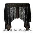 thumbnail image 3 of Tyidzon Housse de Table à Manger Française pour Table Basse Serviette Dentelle Ajourée Nappe Rectangulaire Décorative Table Ronde, 3 of 6