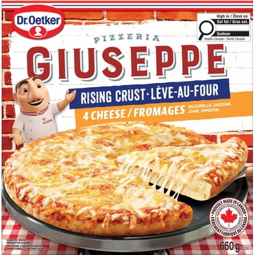 Dr. Oetker Giuseppe Pizzeria pizza lève-au-four 4 fromages 660g