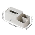 thumbnail image 3 of Tissue Cover Box With Tissue Cell Phone Facial Paper Organizer For Kitchen Bathroom Vanity Countertops Bedroom Dressers And Tables Gift, 3 of 6