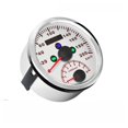 thumbnail image 4 of 85mm 0-200km/h GPS Speedometer Tachometer 0-8000RPM 2 In 1 Turn Light Red Backlight 12V With GPS Antenna Universal, 4 of 7