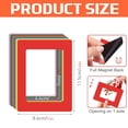 thumbnail image 1 of JWshufel Magnetic Picture Frame Set Frameless Photo Display for Home Office School Includes 6pcs Mixed Color Easy Punchfree Installation Suit for Family Photos Certificates, 1 of 8