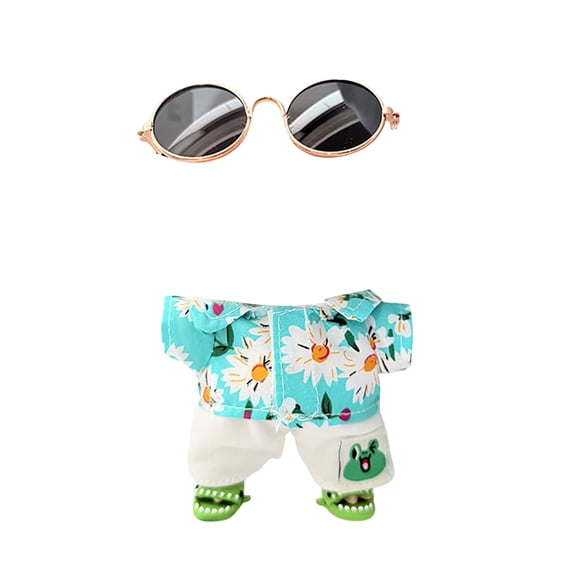 Hearth & Gear Breloques de Poupée 17 cm Ensemble d'Accessoires de Tenue de Mode Mini Vêtements de Poupée Kit de Décorations pour Exposition et Tissu Doux Ornements Style Fête Mignon (Poupée Non Incluse) Poupées Fashionistas Bébés