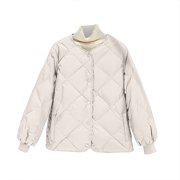 EGNMCR Womens Long Puffer Coat, Long Sleeve Padded Winter Down Coats, Hooded Parka Jacket Women's Fashion Long Sleeve Solid Hooded Pocket Long Cotton Coat Women Coat