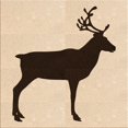 thumbnail image 1 of Ahgly Company Tapis d'Intérieur Lavable en Machine Carré Transitionnel Marron Clair, 8 Pieds Carré, 1 of 7
