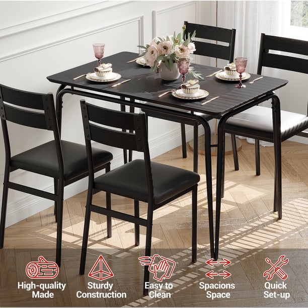 Dining Table Set for 4, 43.3