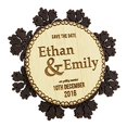 thumbnail image 2 of Personalized Save The Date Magnet 10 Rustic Engraved Wood Magnets Wedding Announcements Idea, 2 of 2