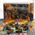 thumbnail image 1 of MesaSe 8Pcs Mini Construction Truck Car Models Road Sign City Map Carpet Kids Toy Set, 1 of 4