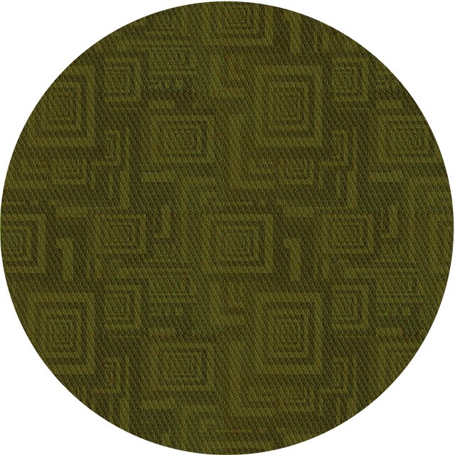 Ahgly Tapis Rond Lavable en Machine Intérieur Transitionnel Rouge Nuit, 3 Pieds Rond