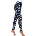 thumbnail image 3 of White Mark Legging Imprimé Chat Super Doux pour Femmes, 3 of 5