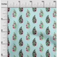 thumbnail image 1 of oneOone Polyester Lycra Fabric Leaves & Floral Block Print Sewing Fabric BTY 56 Inch Wide, 1 of 4