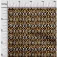 thumbnail image 1 of oneOone Polyester Lycra Fabric Ogee & Paisley Ikat Decor Fabric Printed BTY 56 Inch Wide, 1 of 4