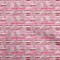 thumbnail image 1 of oneOone Polyester Spandex Pink Fabric Tropical Leaf Craft Projects Decor Fabric Printed By The Yard 56 Inch Wide, 1 of 4