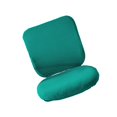 thumbnail image 4 of Baohd Computer Chair Cover Swivel Chair Cover Rotating for Chair Dark Green Backrest + Cushion Cover 5Set, 4 of 6