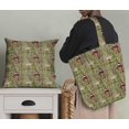 thumbnail image 5 of Soimoi Poly Georgette Fabric Leaves & Rabbit Animal Printed Fabric 1 Yard 52 Inch Wide, 5 of 5