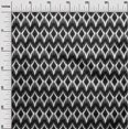 thumbnail image 2 of oneOone Viscose Jersey Fabric Geometric Ikat Printed Fabric 1 Yard 60 Inch Wide, 2 of 4