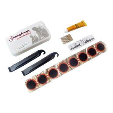 Lttoisl KRONDO Bicycle Tire Repair Kit, Bike Tube Puncture Patch Set with Lever Tools, Rubber Cement Glue & Patches for Road & Mountain Bikes, Comprehensive