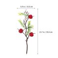 thumbnail image 4 of 2Pcs Simulated Apple Branch Ornaments DIY Berry Bouquet Photo Props Wedding Prop, 4 of 7