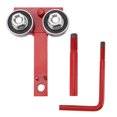 thumbnail image 2 of Chainsaw Guide Bar Repair Tool, High Strength Chainsaw Bar Closing Tool Professional Fixed Frame Accurately Adjust  for Chain Grinding, 2 of 7
