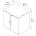 thumbnail image 4 of Series C 30W Storage Cabinet in Hansen Cherry - Engineered Wood, 4 of 5