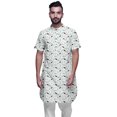 thumbnail image 1 of Atasi Printed Summer Kurta For Men Party Wear Casual Kurtas Ethnic Clothing, 1 of 1