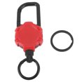 thumbnail image 2 of Clé Rétractable, Lanière Porte-Clés Rétractable, Porte-Clés Rétractable Fil en Acier Inoxydable Boucle à Tirage Facile Mousqueton Porte-Clés, 2 of 8