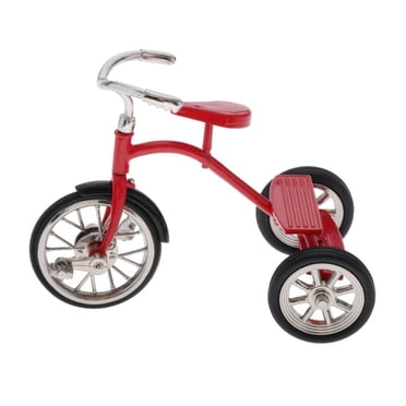 Alloy Tricycle Model /Office/Store/Cafe Decoration - Red