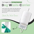 thumbnail image 4 of The Doggie Doo Dog Poop Bag Dispenser & Waste Carrier – Hands-Free Leash Attachment, Portable Holder., 4 of 8